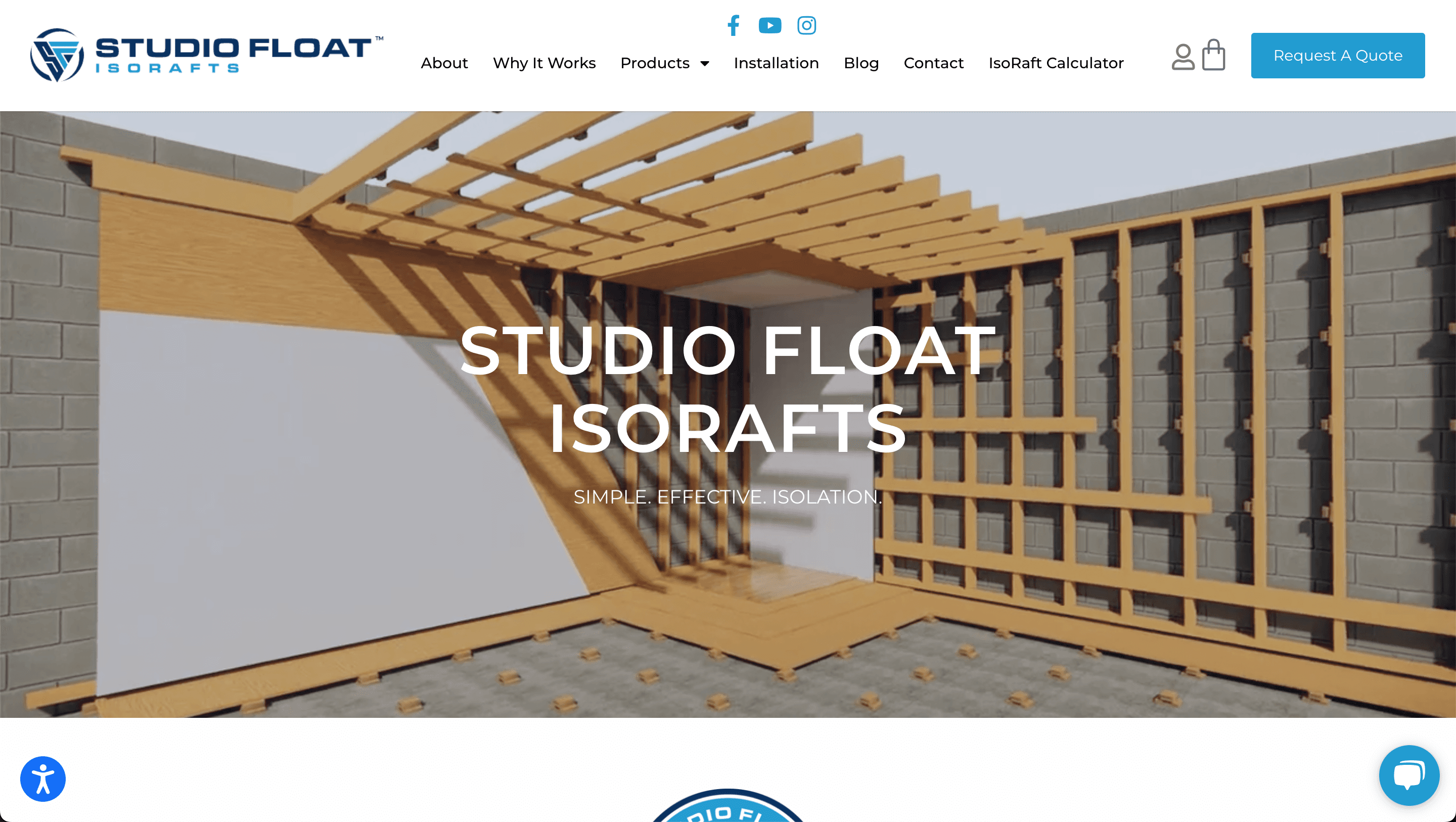 Studio Float website