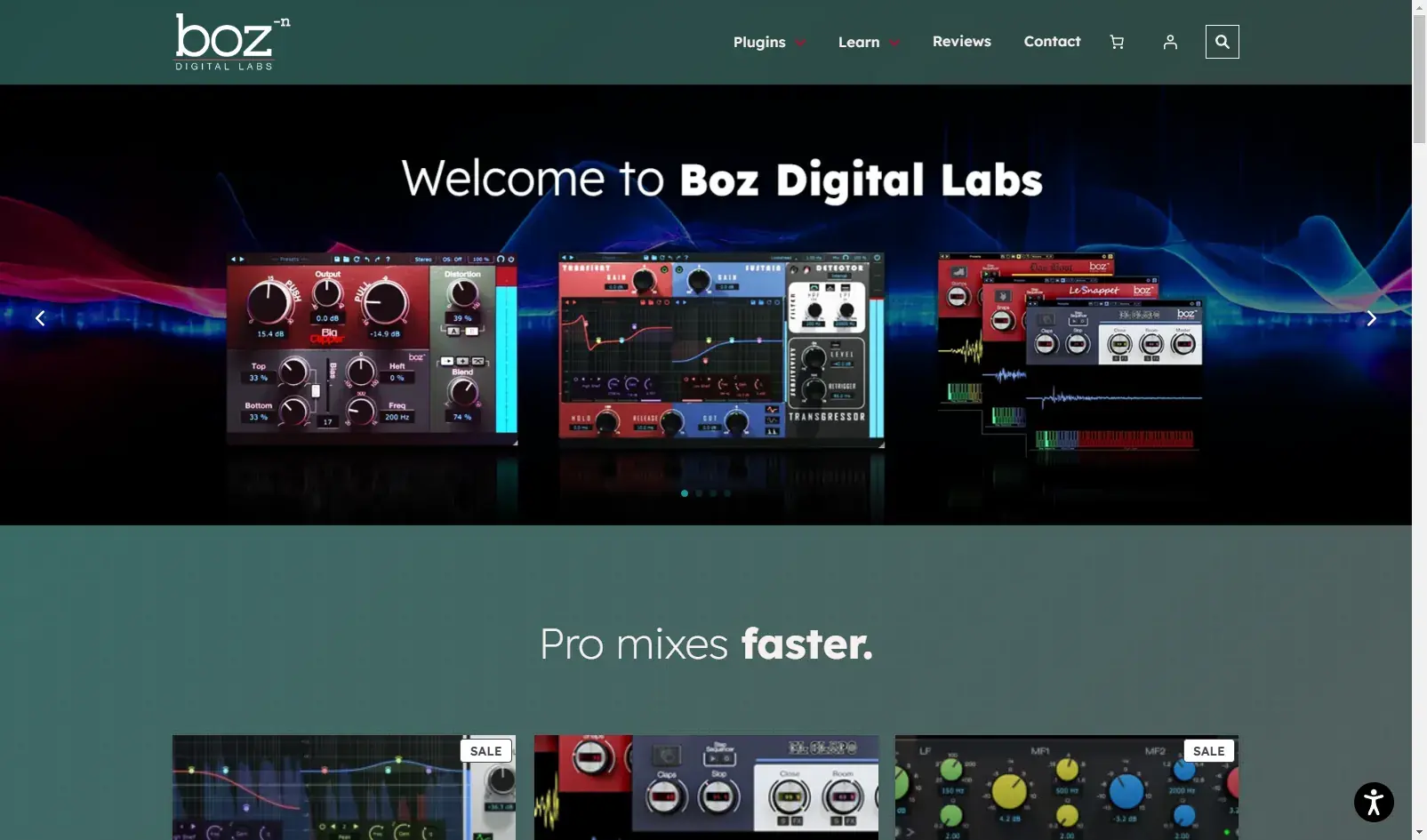 Boz Digital Labs website