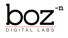 boz digital labs logo black