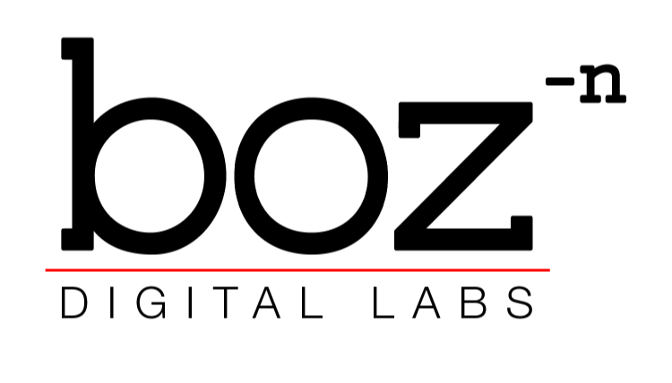 boz digital labs logo black